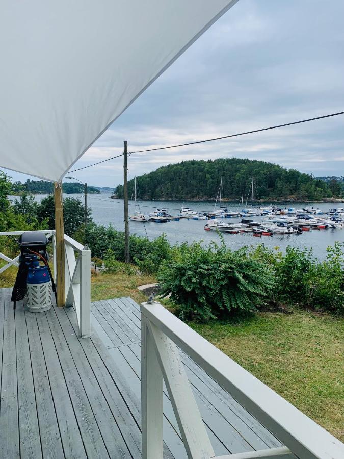 Renovated Sea Facing Cottage On The Eidanger Fjord Porsgrunn Ngoại thất bức ảnh