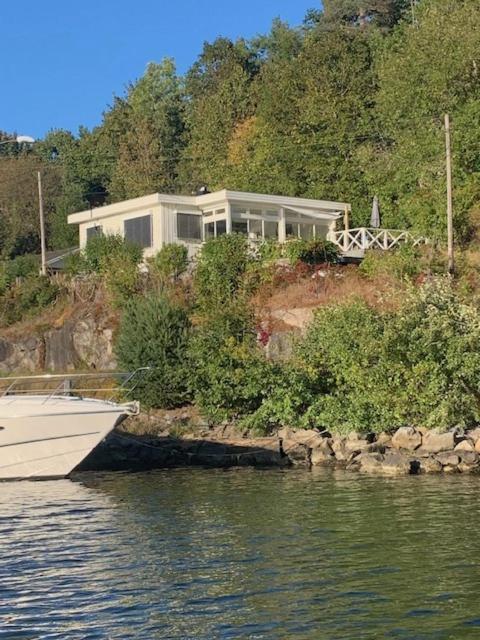 Renovated Sea Facing Cottage On The Eidanger Fjord Porsgrunn Ngoại thất bức ảnh